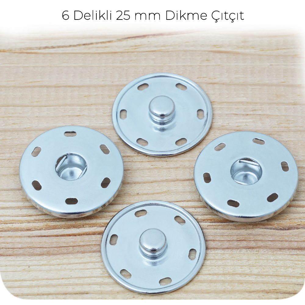 Yeni Üretim - 25 mm Dikme Çıtçıtlar