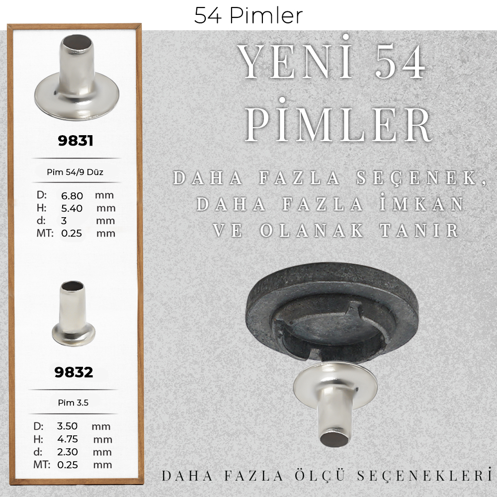 Yeni Üretim - 54 Pimler