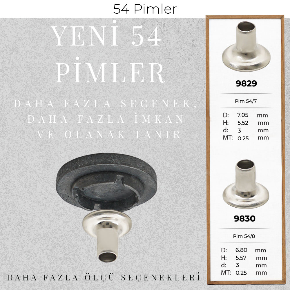 Yeni Üretim - 54 Pimler