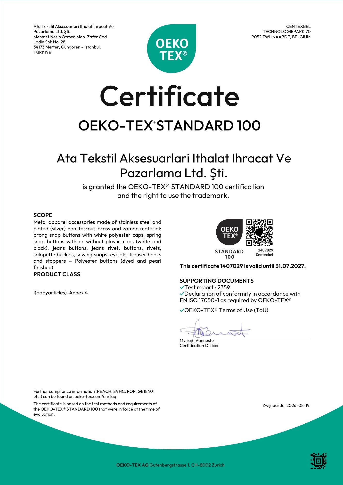 OEKO-TEX